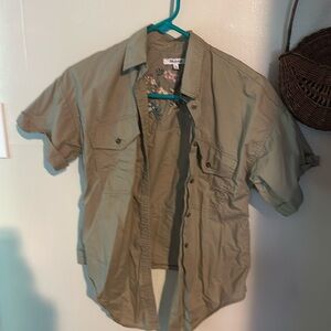 Madewell khaki shirt